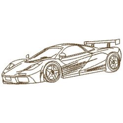 Redwork Racing Cars 07(Lg) machine embroidery designs