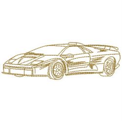 Redwork Racing Cars 10(Lg)