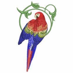 Parrots 01 machine embroidery designs
