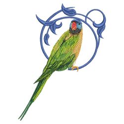 Parrots 04 machine embroidery designs