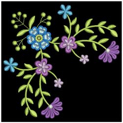 Elegant Flower Corners 2 06(Lg) machine embroidery designs