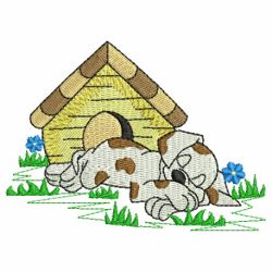 Playful Dogs 01 machine embroidery designs