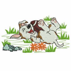 Playful Dogs 02 machine embroidery designs