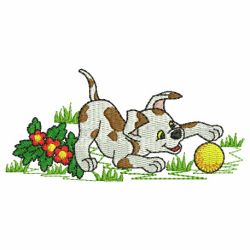 Playful Dogs 04 machine embroidery designs