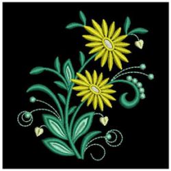 Elegant Florals 4 07 machine embroidery designs