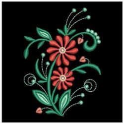 Elegant Florals 4 09 machine embroidery designs