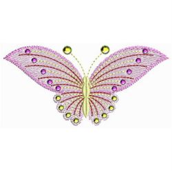 Crystal Butterflies 01 machine embroidery designs