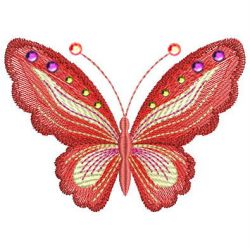 Crystal Butterflies 04 machine embroidery designs