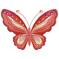 Crystal Butterflies 04 machine embroidery designs