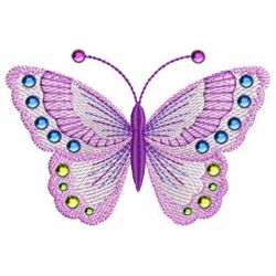 Crystal Butterflies 05 machine embroidery designs