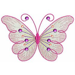 Crystal Butterflies 07 machine embroidery designs