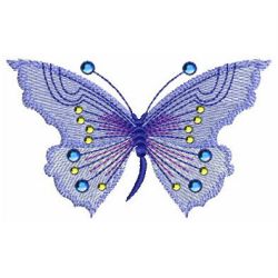 Crystal Butterflies 08 machine embroidery designs