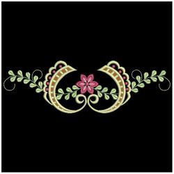 Cutwork Flower Borders 03 machine embroidery designs