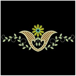 Cutwork Flower Borders 04 machine embroidery designs