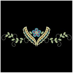 Cutwork Flower Borders 05 machine embroidery designs