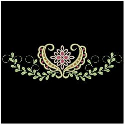 Cutwork Flower Borders 08 machine embroidery designs