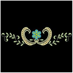 Cutwork Flower Borders 09 machine embroidery designs