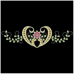 Cutwork Flower Borders 10 machine embroidery designs