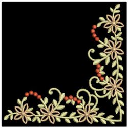 Elegant Flower Corners 3 02(Lg) machine embroidery designs