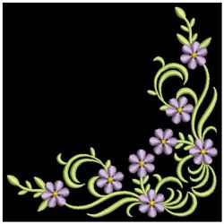 Elegant Flower Corners 3 08(Sm) machine embroidery designs