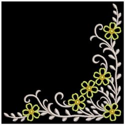 Elegant Flower Corners 3 09(Lg) machine embroidery designs