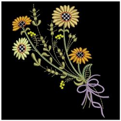 Summer Bouquets 01(Md) machine embroidery designs
