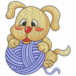 Playful Dogs 2 04 machine embroidery designs