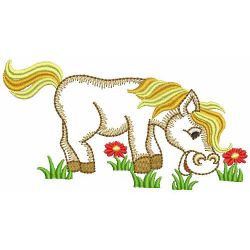 Vintage Horses 06(Md) machine embroidery designs