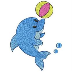 Cute Dolphins 06 machine embroidery designs