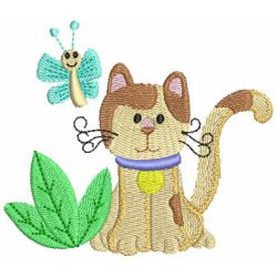 Cuddly Cats 07 machine embroidery designs