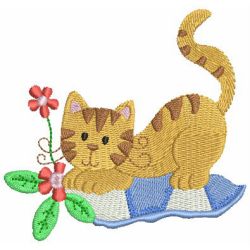 Cuddly Cats 08 machine embroidery designs