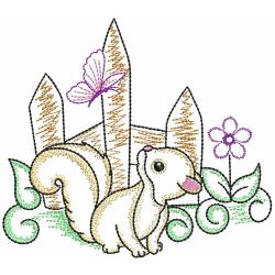 Vintage Squirrels(Sm) machine embroidery designs