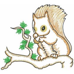 Vintage Squirrels 02(Lg) machine embroidery designs