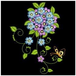 Floral Butterflies 5(Sm) machine embroidery designs