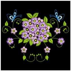 Floral Butterflies 5 02(Md) machine embroidery designs