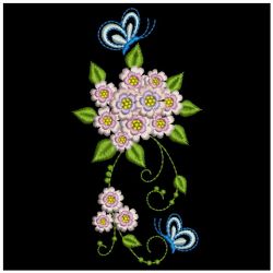 Floral Butterflies 5 09(Lg) machine embroidery designs