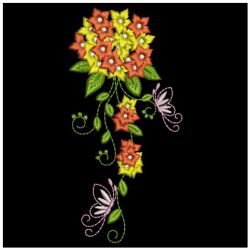 Floral Butterflies 5 10(Md) machine embroidery designs