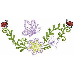 Jacobean Butterfly Decor 09(Lg) machine embroidery designs