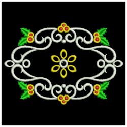 Heirloom Christmas Holly 04(Sm) machine embroidery designs