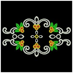 Heirloom Christmas Holly 08(Lg) machine embroidery designs