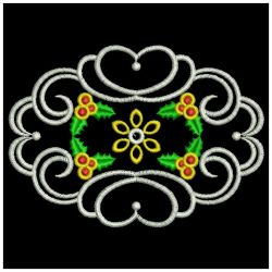 Heirloom Christmas Holly 09(Md) machine embroidery designs