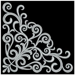 Decorative Satin Corners 01(Sm) machine embroidery designs