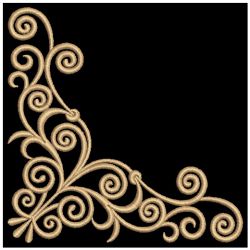 Decorative Satin Corners 05(Md) machine embroidery designs