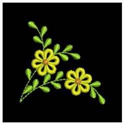 Heirloom Simple Flowers 04 machine embroidery designs