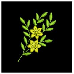 Heirloom Simple Flowers 05 machine embroidery designs