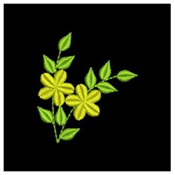 Heirloom Simple Flowers 06 machine embroidery designs