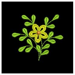 Heirloom Simple Flowers 08 machine embroidery designs