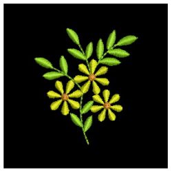 Heirloom Simple Flowers 10 machine embroidery designs