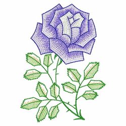Vintage Colorful Roses 04(Md) machine embroidery designs