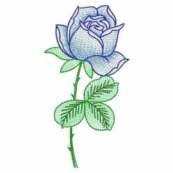 Vintage Colorful Roses 05(Sm) machine embroidery designs